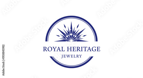 Royal Heritage Jewelry Luxury Brand Logo.
