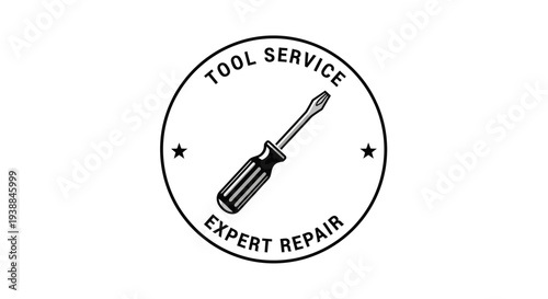 Screwdriver Icon Tool Service Expert Repair.