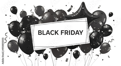 Black Friday Sale Balloons ...