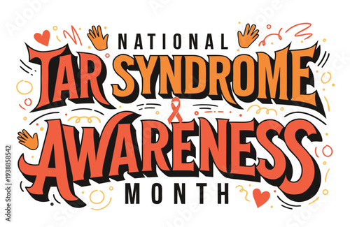 TAR Syndrome Awareness Vector, National Health Awareness Month Illustration