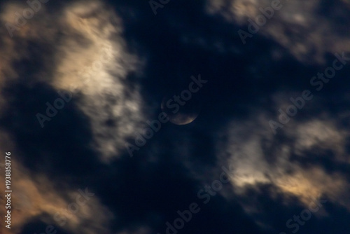  full moon dark sky with clouds