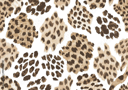 Brown Leopard Print Seamles...