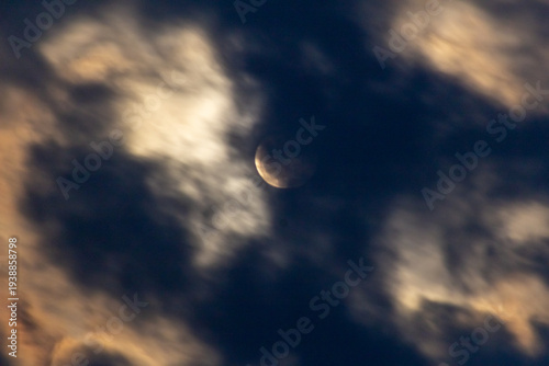  full moon dark sky with clouds