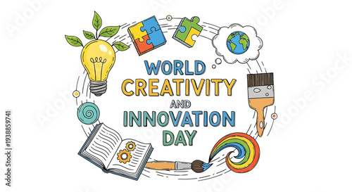 World Creativity and Innovation Day Illustration 1.