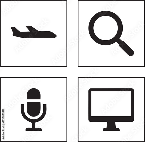 Mobile missile launcher truck silhouette with heavy artillery rocket system on multi wheel vehicle for military defense technology