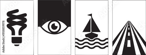 Collection of various submarine silhouettes, representing naval power and underwater exploration