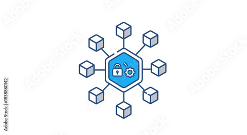 Blockchain network security and data encryption