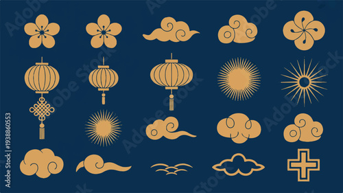 set of chinese symbols