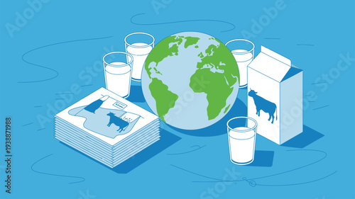 Global milk production supply