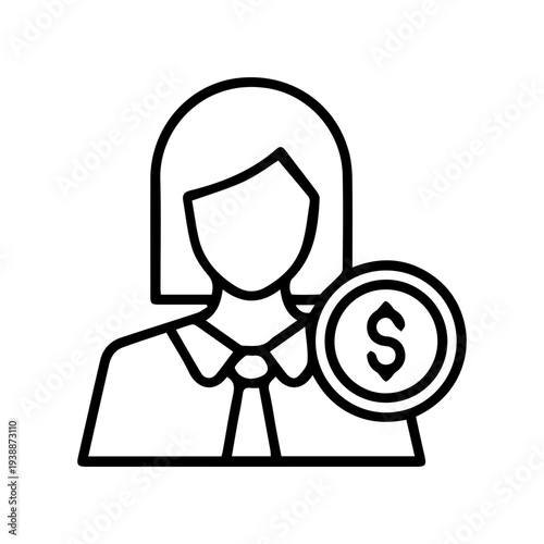 Financial Income Icon