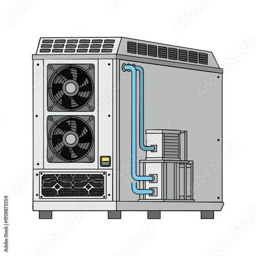 Solar Powered Air Conditioning Unit Diagram