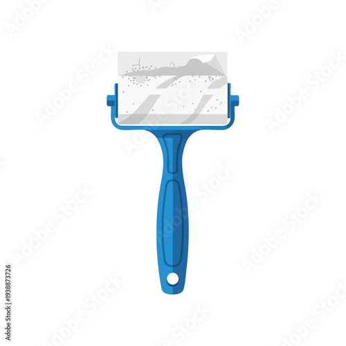 Blue Squeegee Tool for Cleaning Windows