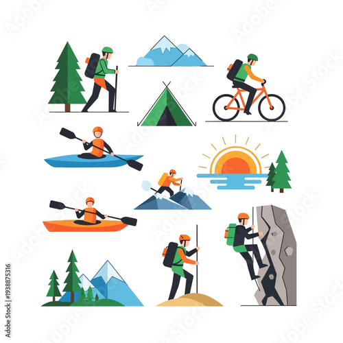 Outdoor Adventure Activities: Hiking, Biking, Kayaking, Climbing, Camping