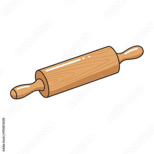 Wooden Rolling Pin for Baking and Cooking.