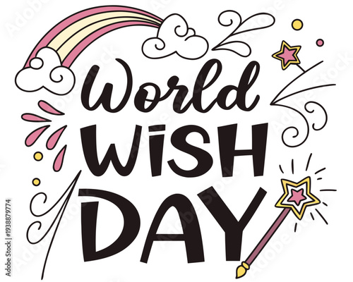 Wish and Hope Vector Illustration, Global Celebration of Dreams Design