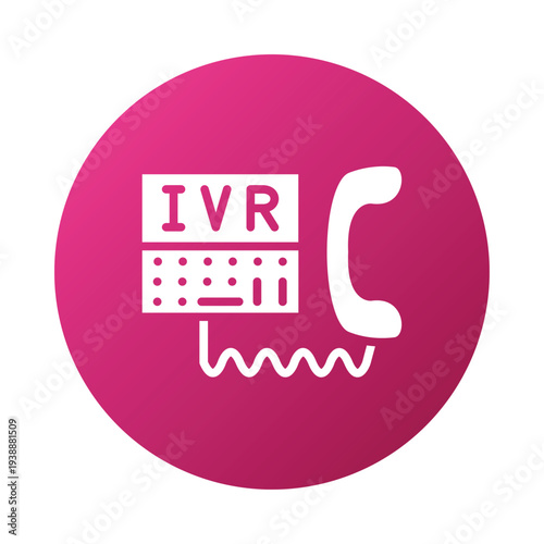 IVR Interactive Voice Response phone icon