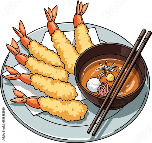 Tempura Vector Illustration