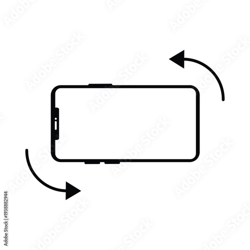 smartphone rotation icon