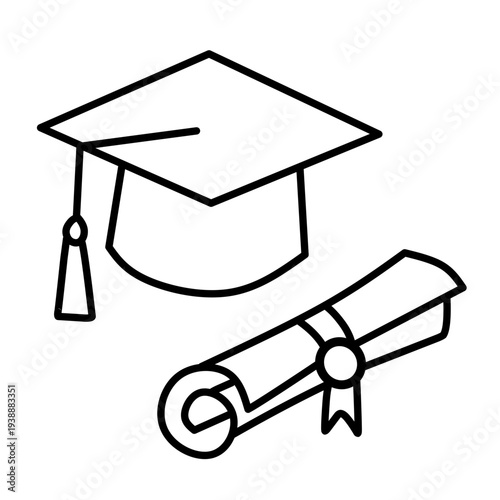 Student Graduation icon vector