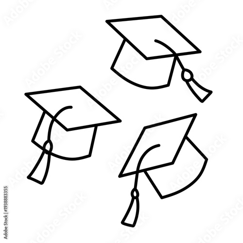Student Graduation icon vector