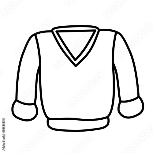 Sweater icon vector