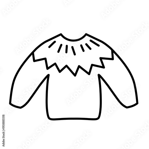 Sweater icon vector