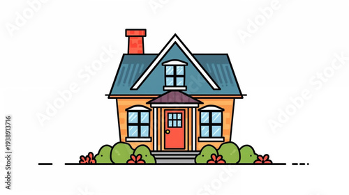 vector illustration of a house
