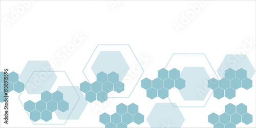 Background from colorful geometrical figures. Simple elements of design for creation of more difficult ideas. Background of hexagons