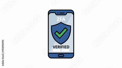 Two-Factor Authentication minimal icon