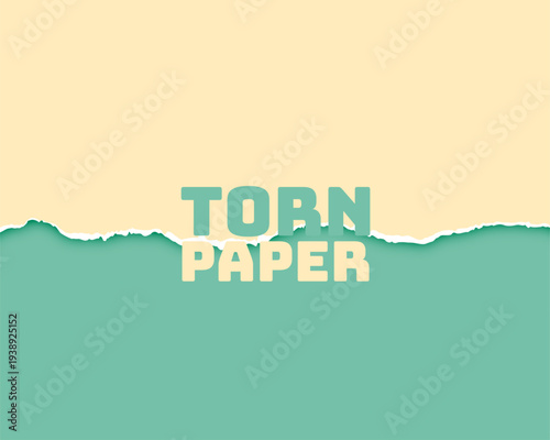 ripped notebook paper background with damage effect