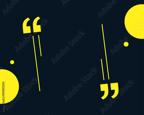 funky style testimonial quote box template for web speech