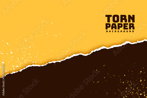 abstract torn scrapbook paper background with split and rip effects