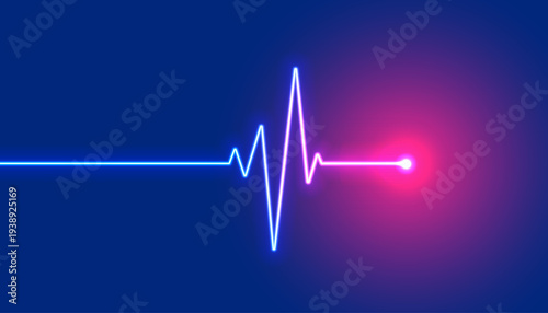 abstract heartbeat cardiogram pulse line background