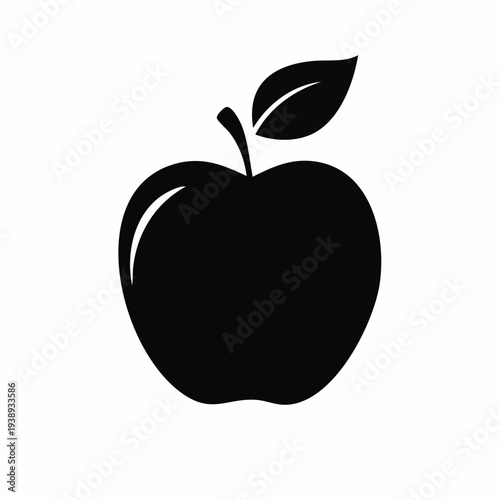 vector illustration of an apple