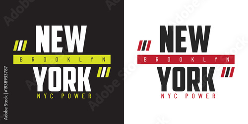 New York T-Shirt Design – NYC Skyline Streetwear Vector Graphic for Apparel