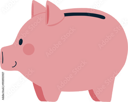 pink piggy bank