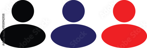 avatar icon User  profile symbol  for web site, User icon vector illustration