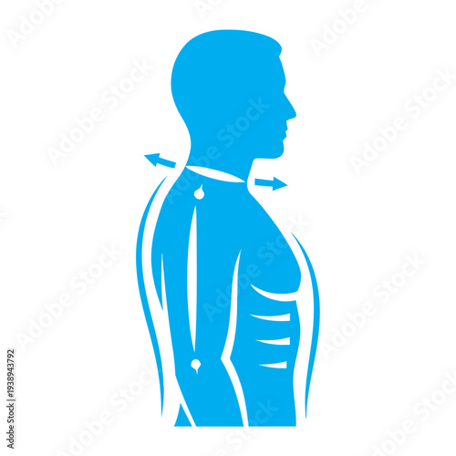 Man with Neck and Back Pain.