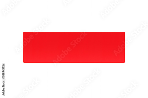 Red rectangular banner element with blank space, minimalist design template, isolated on transparent background Free Download Red rectangular banner element with blank space, minimalist design template, isolated on transparent background - GFXLoad