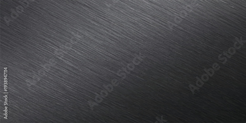 Neutral gray brushed metal texture with fine diagonal lines and a smooth gradient, providing a versatile background for various designs.