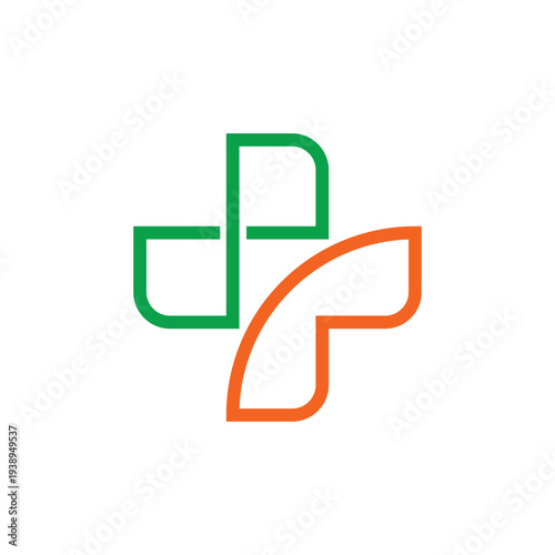 Medical Cross illustration Logo template