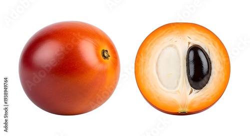Tamarillo Fruit Whole and Cut