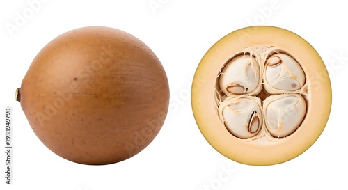 Coconut Fruit Whole and Cut