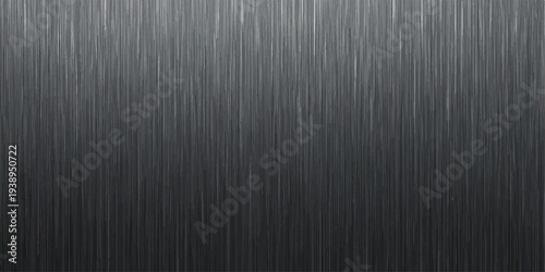 Vertical brushed metal texture background with subtle lines and a gradient, industrial material.