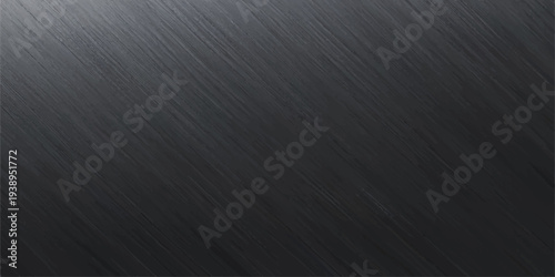 Deep charcoal brushed metal texture with subtle horizontal lines, a sophisticated industrial background for design.