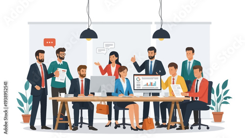 Diverse Business Team Celebrating Success Together.