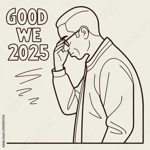 Man expresses stress regarding the challenges of.