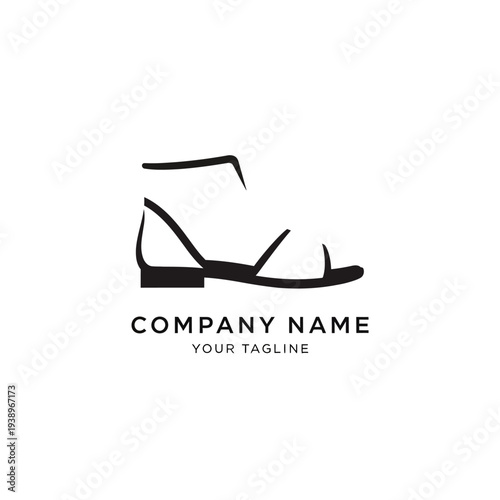 High Heel Shoe Fashion Illustration Design.