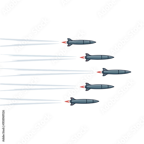 vector flat hypersonic missile glides through the air at high speed 07