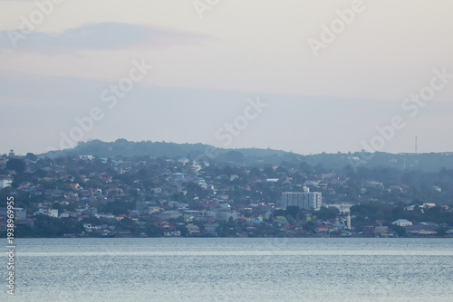 Принти на полотні view baubau city  from sea with beautiful scenery